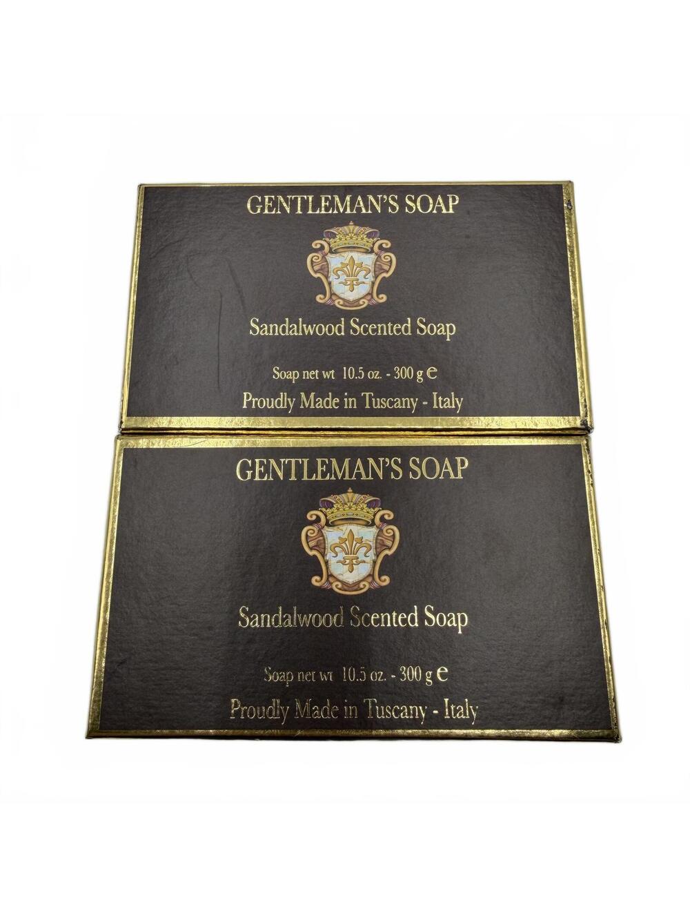 Saponificio Artigianale Fiorentino Soap Sandalwood Scent Italy 10.5oz - 2 Pack